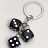 Men Dice Charm Keychains For Daily Use Key Decoration Gift For Friend Casual - Image 2