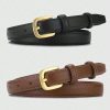 1pc Fashionable All-Match Women Belt, Simple Pin Buckle Skinny Belt, Suitable For Daily Use